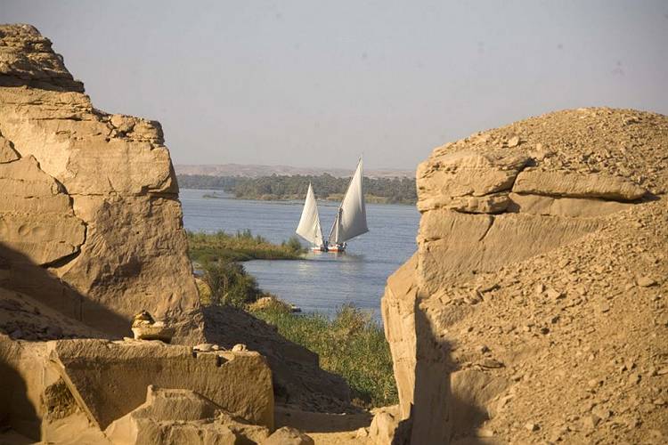 The Nile by Felucca